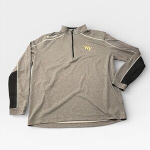Columbia Golf Wake Forest Quarter Zip Long Sleeve Men’s Top